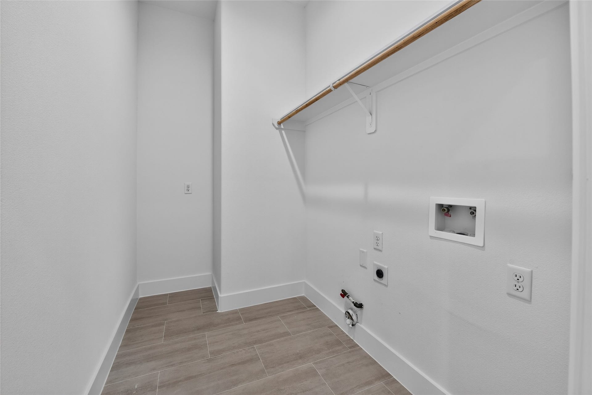A generous secondary closet with ample room for storage will keep the bedroom organized while offering plenty of space for everything you need.