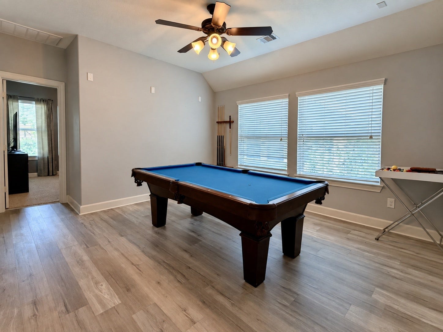 10 Camplight Court, Spring, TX 77389 The 2nd floor landing opens into an ideal Game Room space & shared a hallway to the 3rd Secondary Bedroom upstairs.