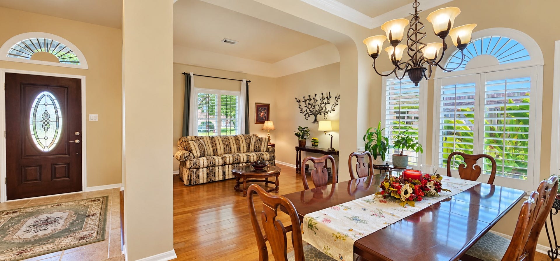 3511 Harbor Pass Lane, Friendswood, TX 77546 Experience elegant living with both formal living and dining areas, highlighted by stylish plantation shutters that enhance charm and sophistication.