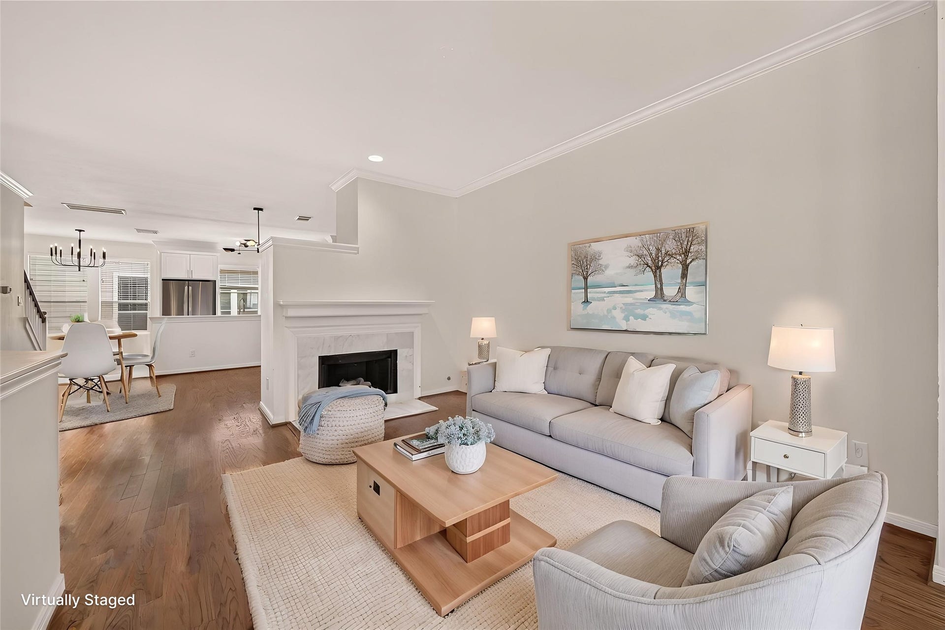 2903 Austin Street, Houston, TX 77004 Virtually staged living room.
