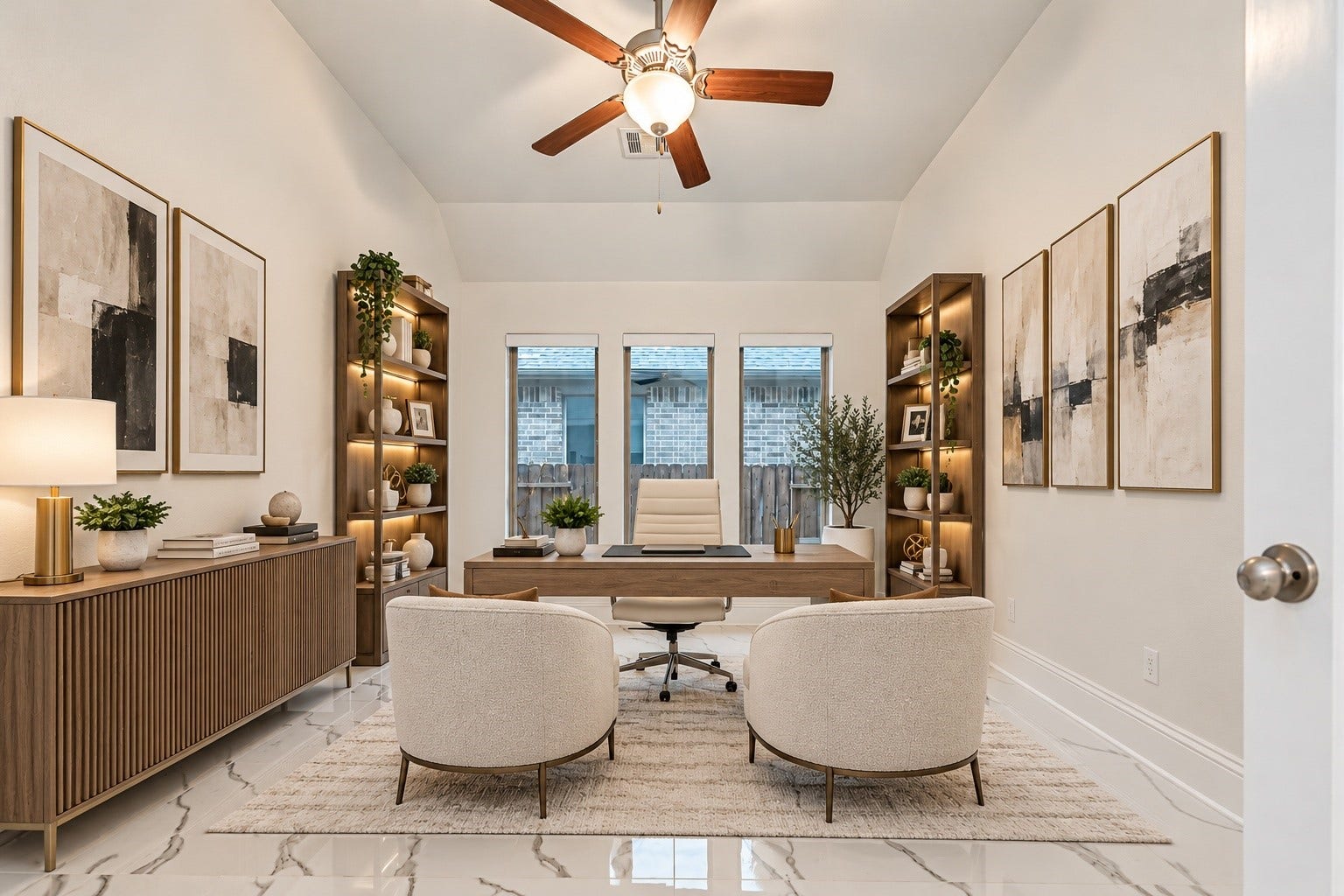 12215 Mackinchan Street, Richmond, TX 77407 Home Office Staged