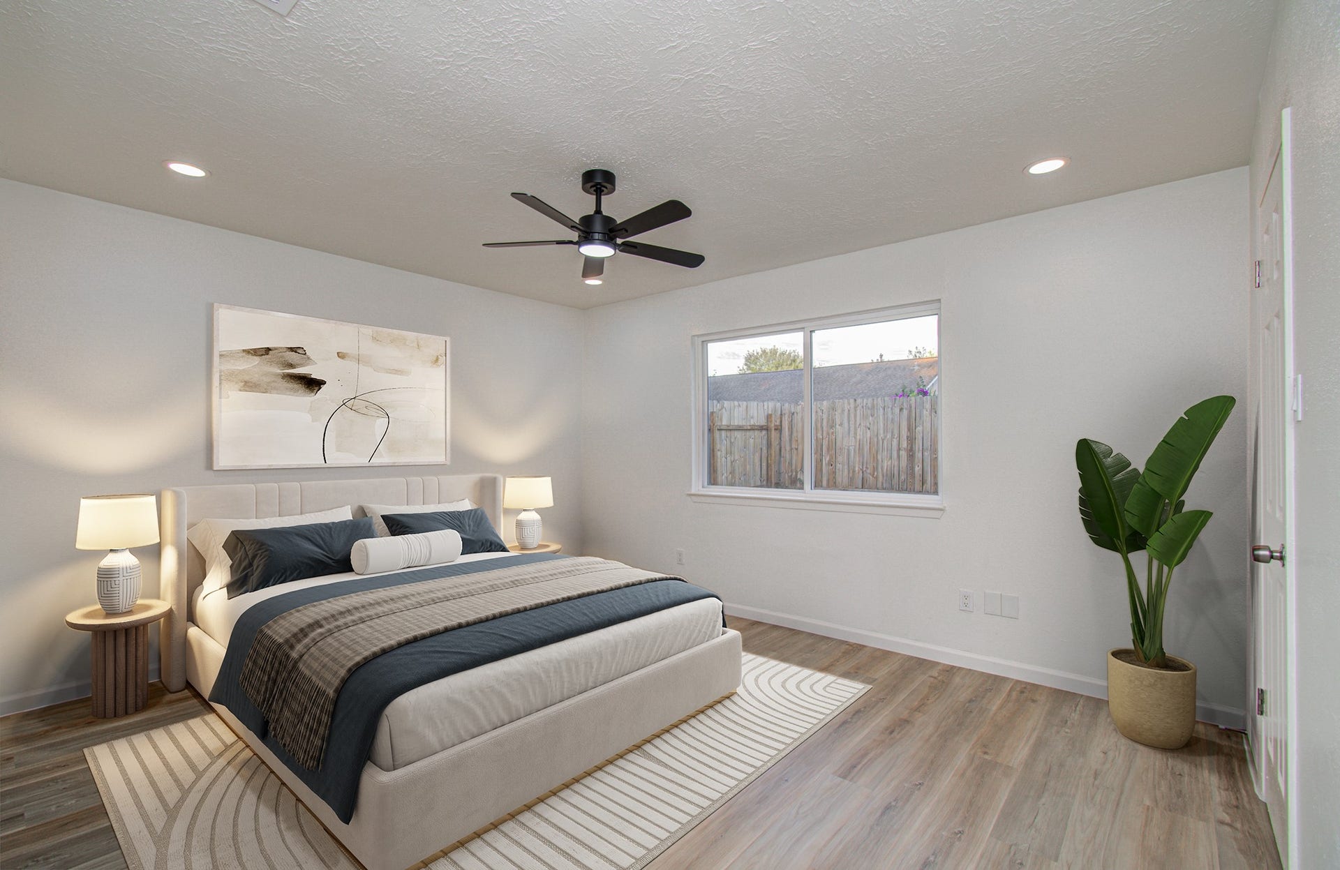 Primary Bedroom Virtually Staged