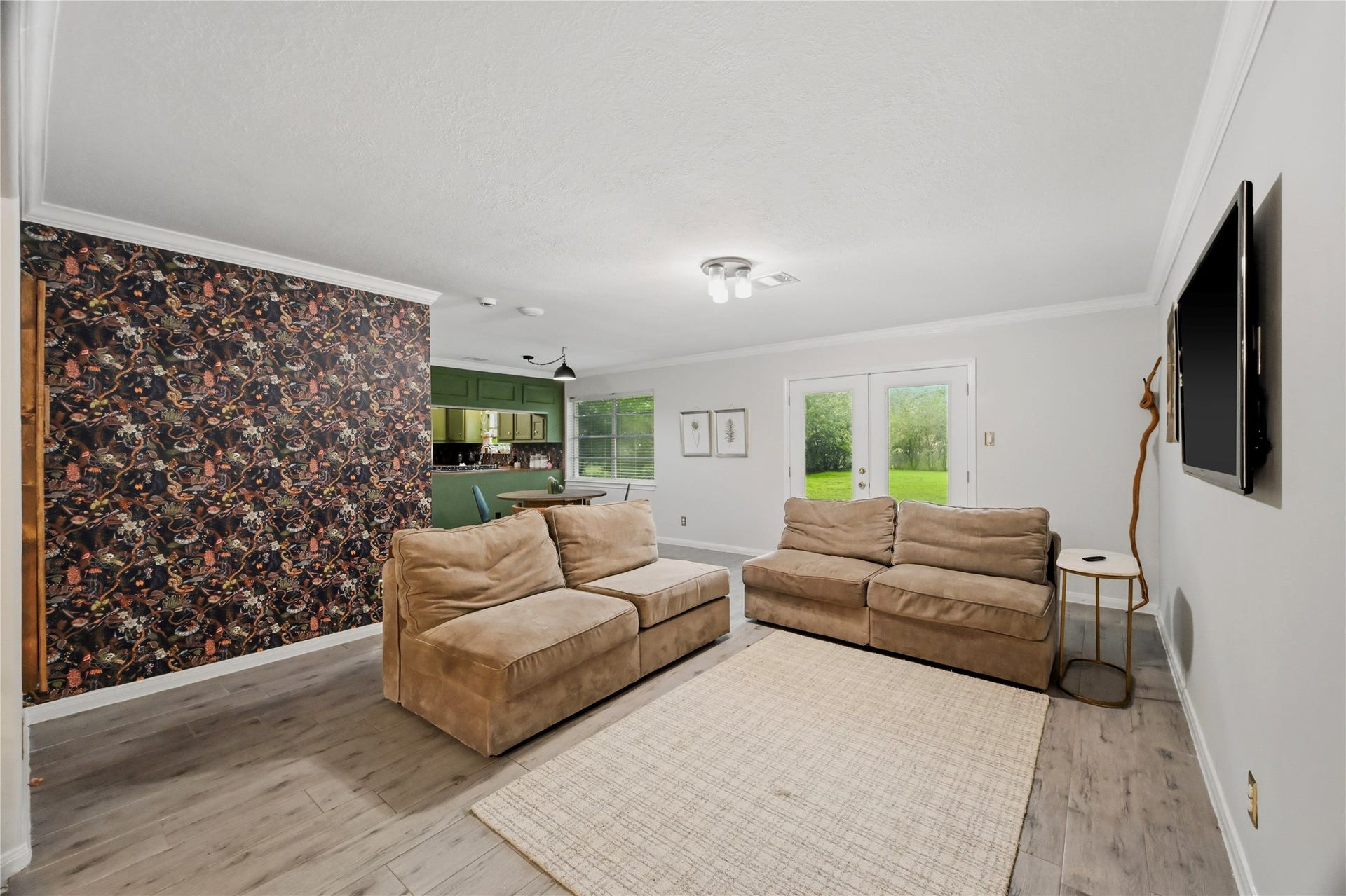 Open concept living perfect for entertaining
