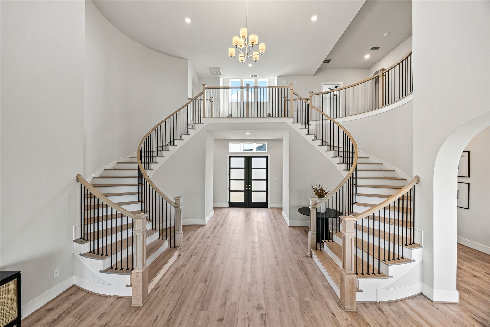 That royal feel  the stunning double staircase steals the show the moment you walk in