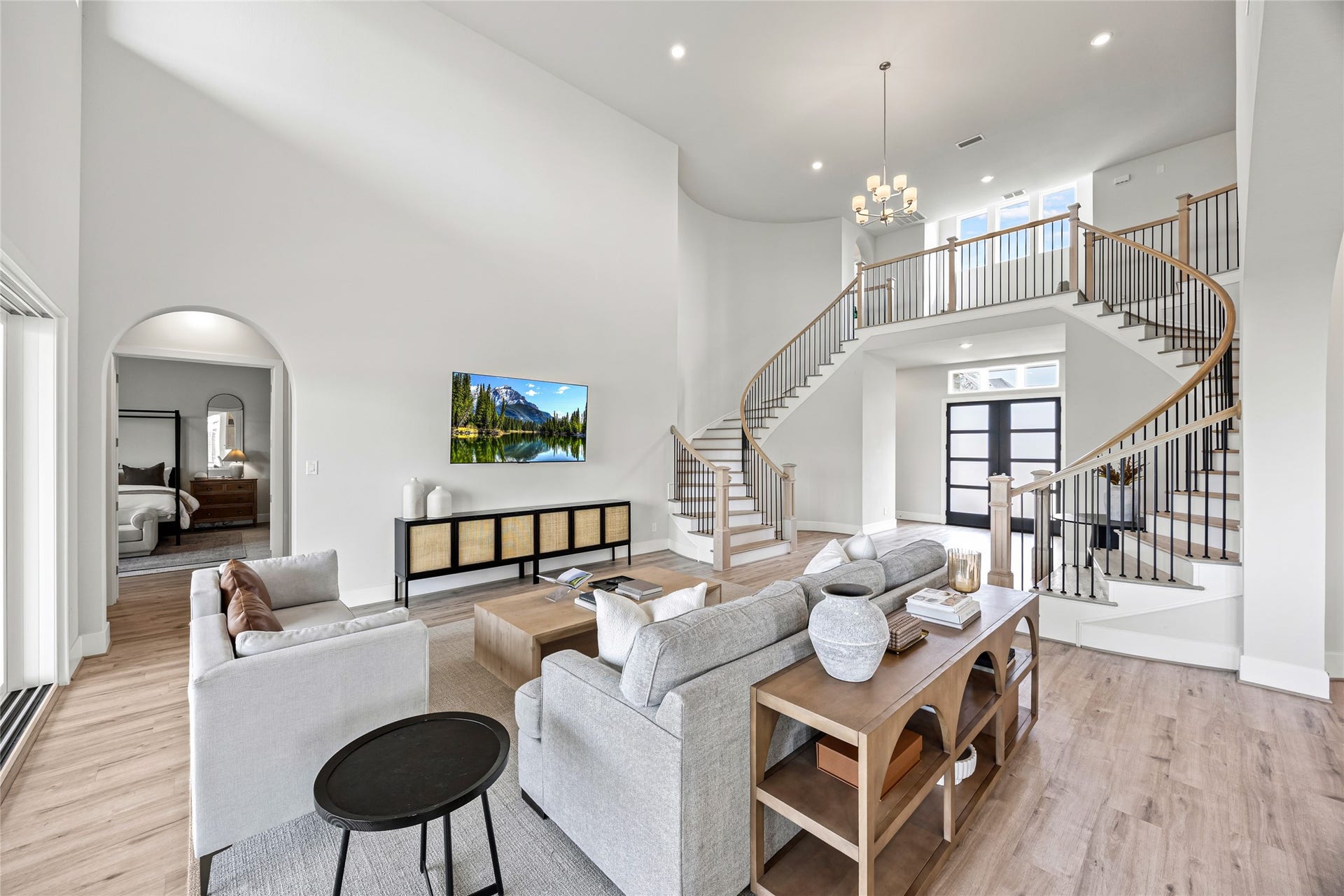 The open living room provides the perfect canvas to create your dream space  stylish, cozy, and uniquely yours