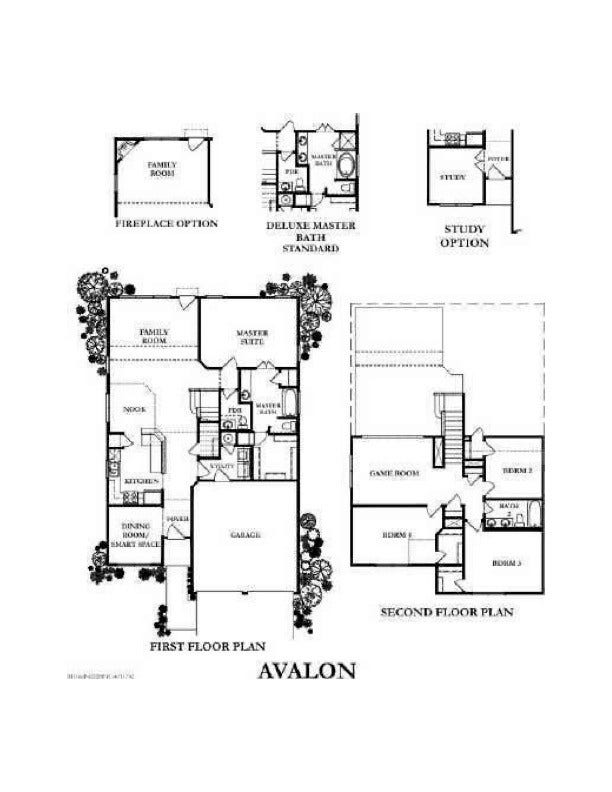 20023 Cypresswood Glen, Spring, TX 77373 This home features the Study and Fireplace in living room options!