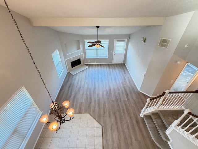 20023 Cypresswood Glen, Spring, TX 77373 This wide plank laminate flooring was just installed this year.