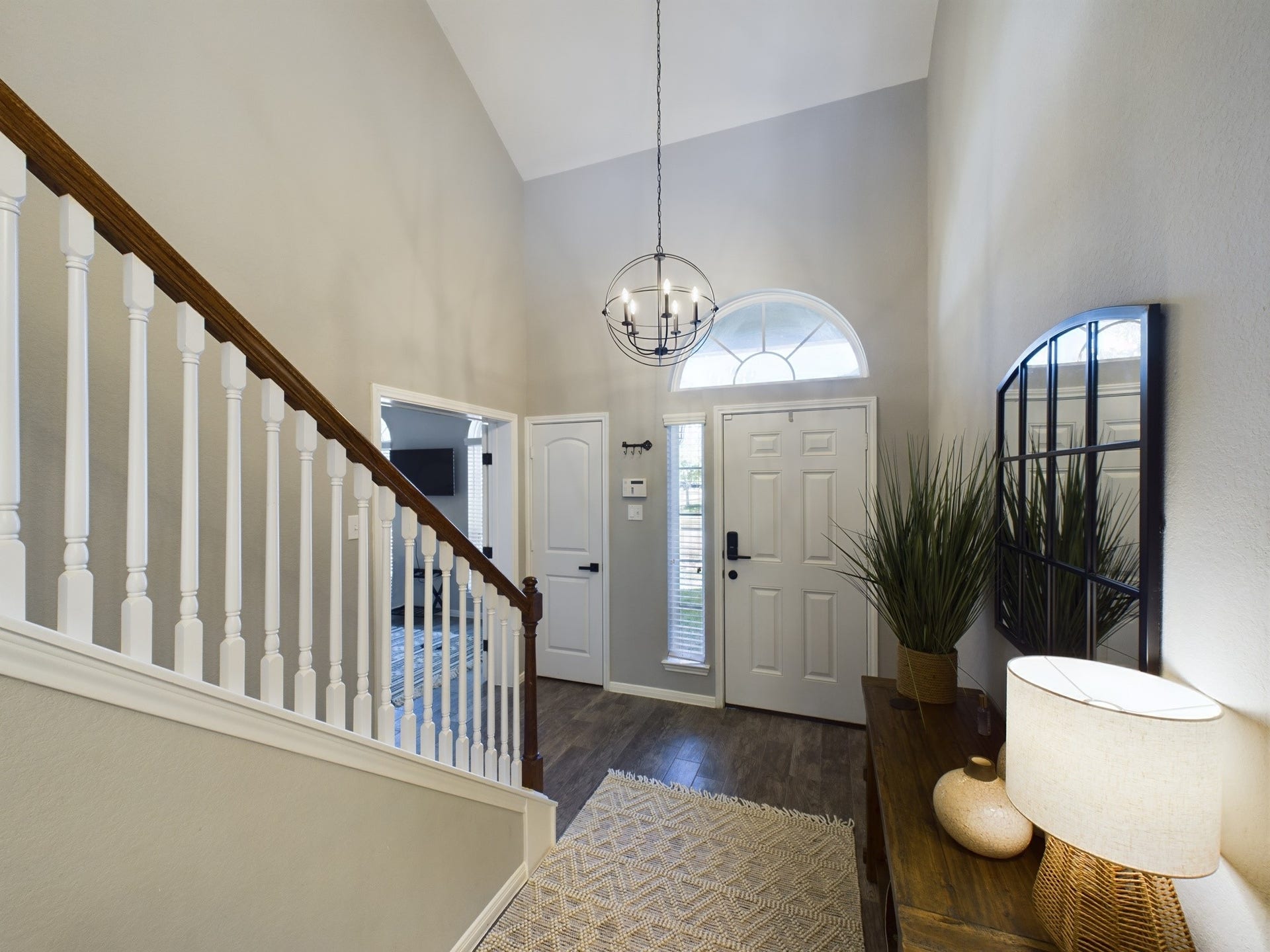 High Ceilings in the Foyer
