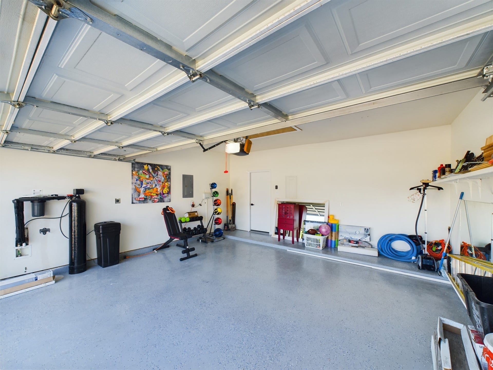 Spacious 2-Car Garage and Water Softening System