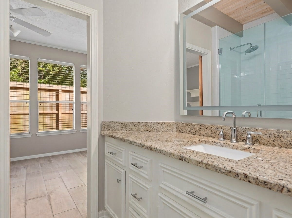3317 Golden Trails Drive, #803, Houston, TX 77345 Updated bathroom