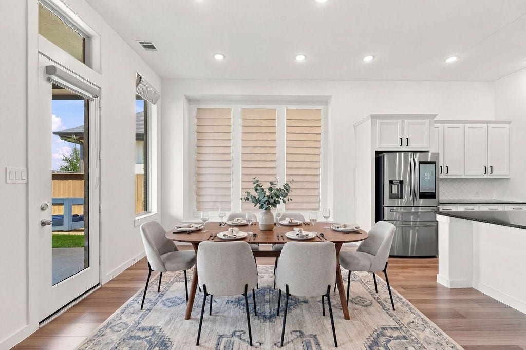 4103 Shackleton Court, Iowa Colony, TX 77583 Virtually Staged Breakfast/Dining Area