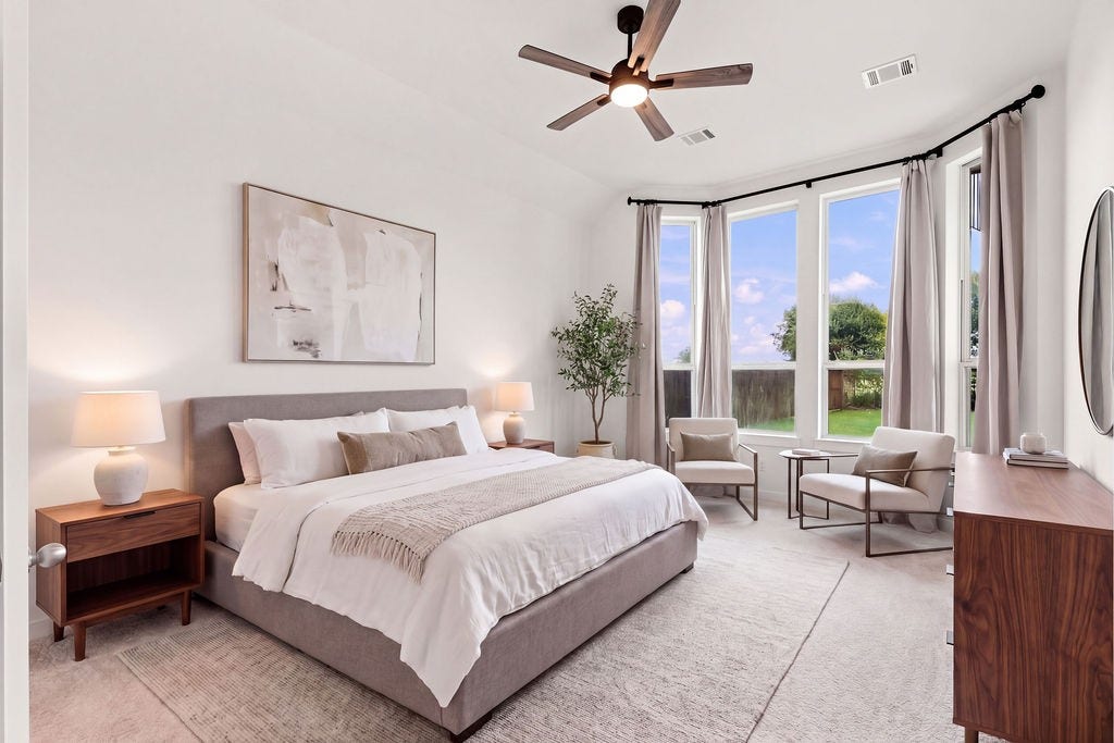 4103 Shackleton Court, Iowa Colony, TX 77583 Virtually staged primary bedroom
