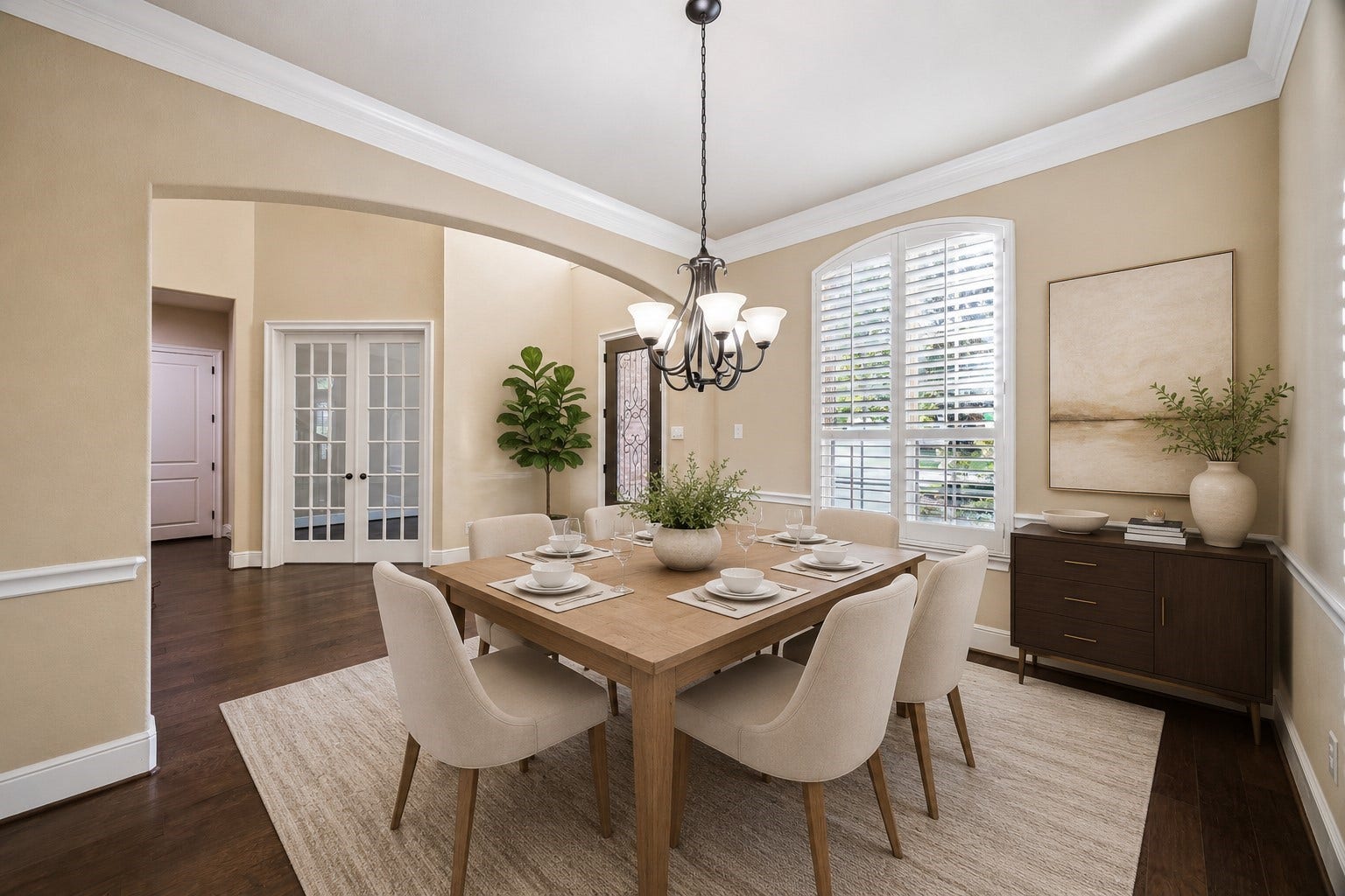 Select images have been professionally virtually staged to showcase the home's design possibilities and help buyers envision the space. Actual furnishings and dcor are not present in the home.