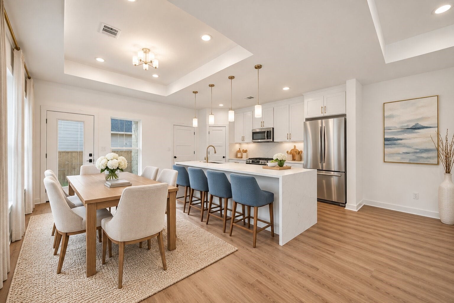 165 Wick Willow Road, Montgomery, TX 77356 Dining Area - Virtually Staged
