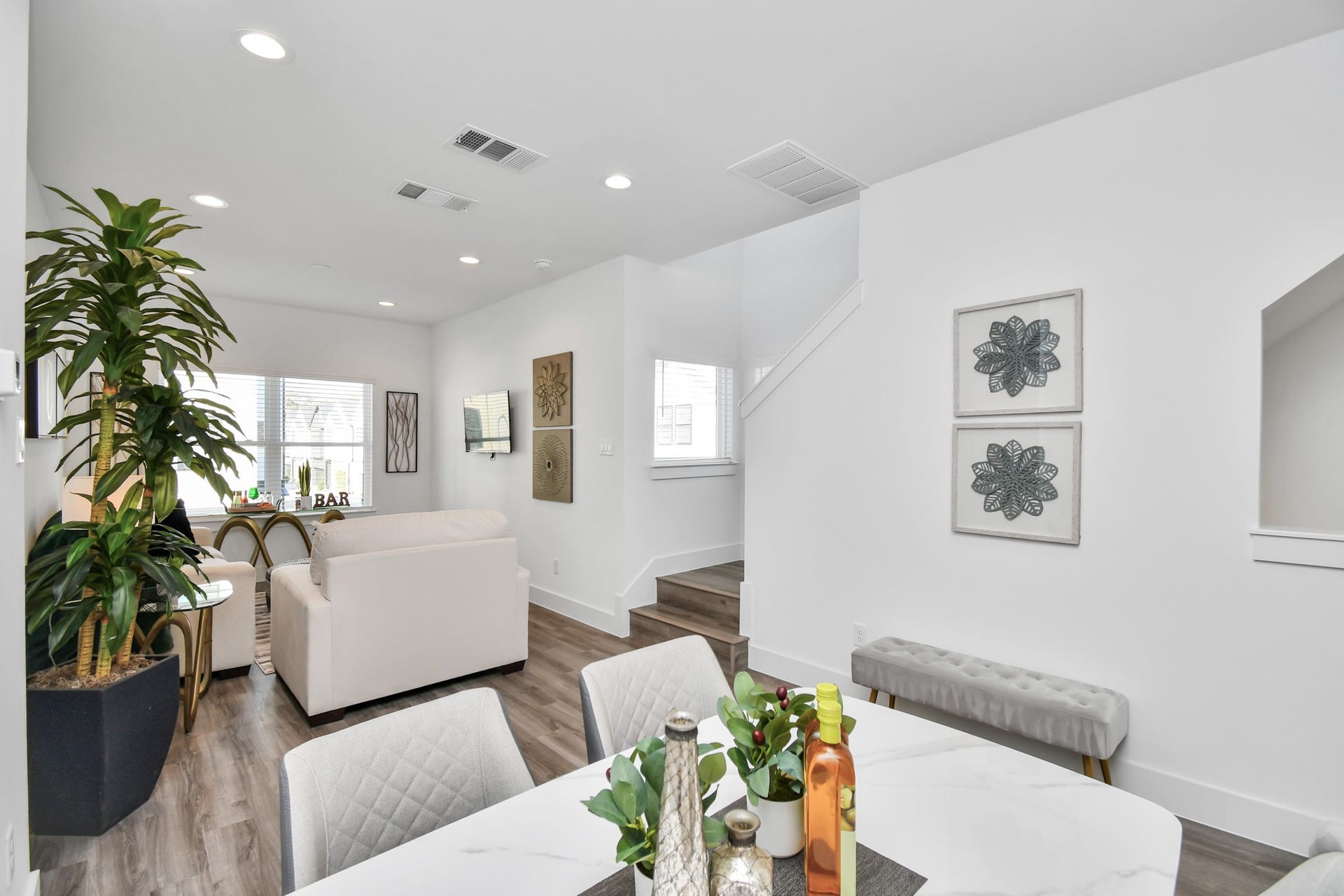 Second floor Kitchen, Dinning and Living area
