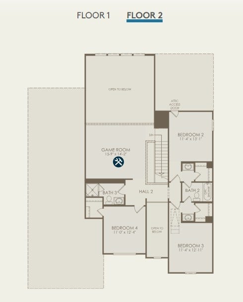21802 Enchanted Cedar Drive, Richmond, TX 77407 2nd - Floor Plan