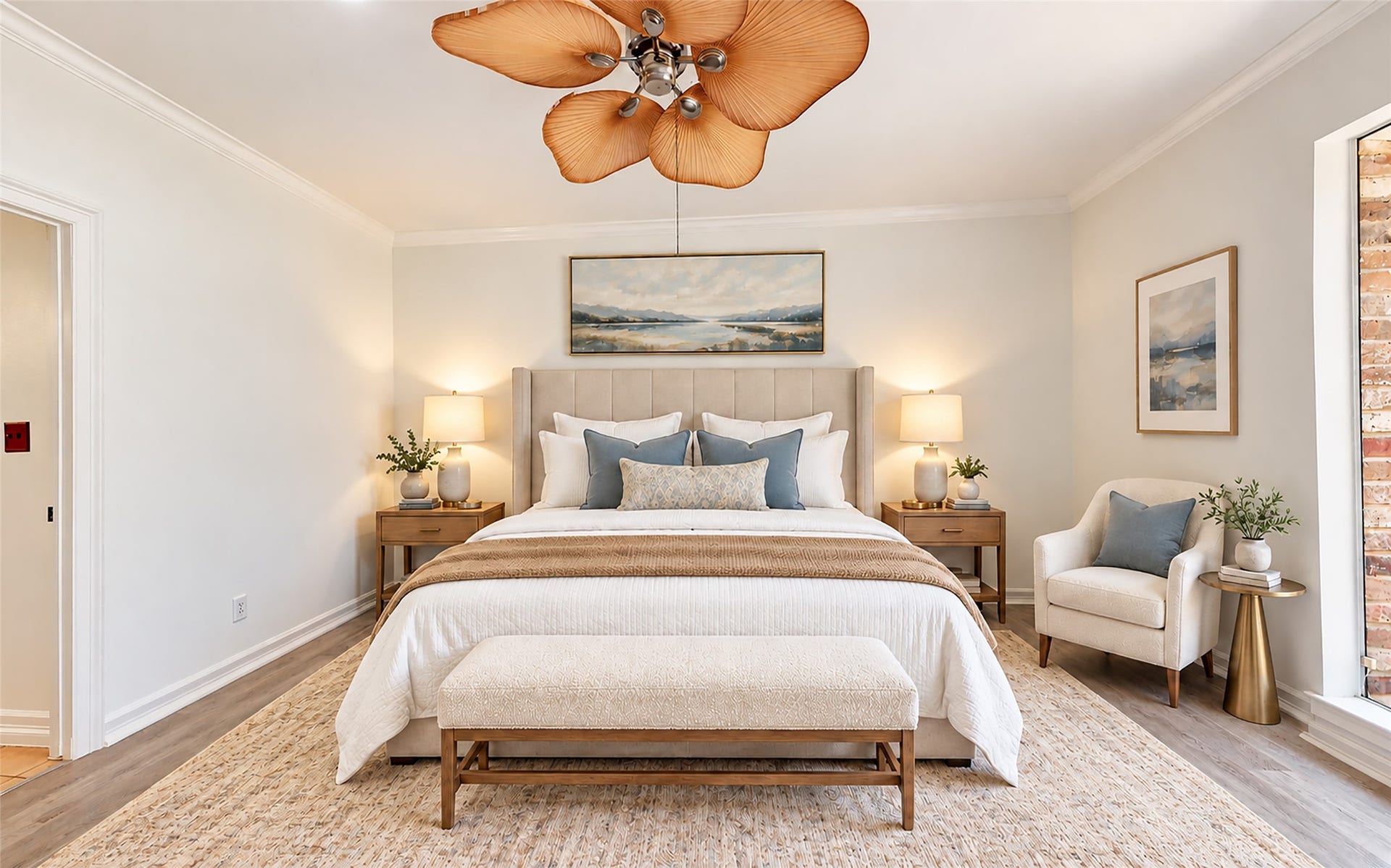1407 Sherfield Ridge Drive, Katy, TX 77450 1407 Sherfield Ridge Dr, Virtually stagged Downstairs Primary Bedroom.