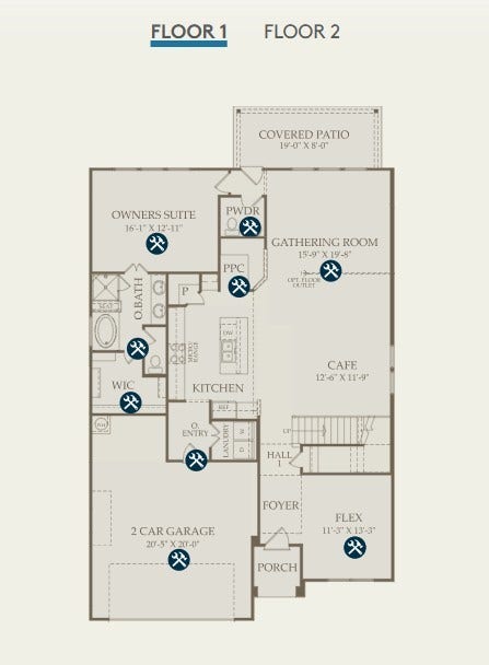 5711 Highland Blossom Drive, Richmond, TX 77407 1st - Floor Plan