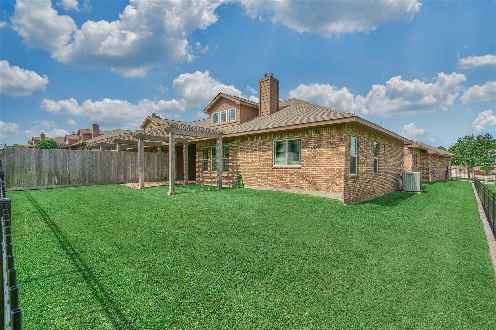 119 Bessie Price Owens Drive, Montgomery, TX 77356 Nicely sized backyard. Yard maintenance is included!