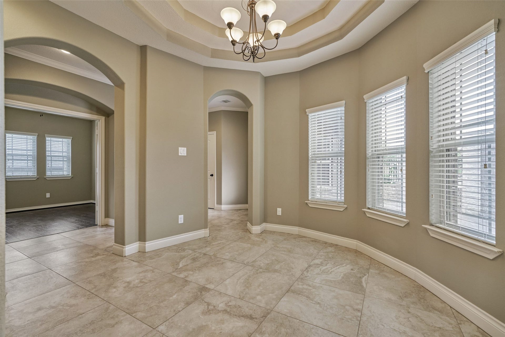 119 Bessie Price Owens Drive, Montgomery, TX 77356 This view of the dining room shows the study just across the hall.
