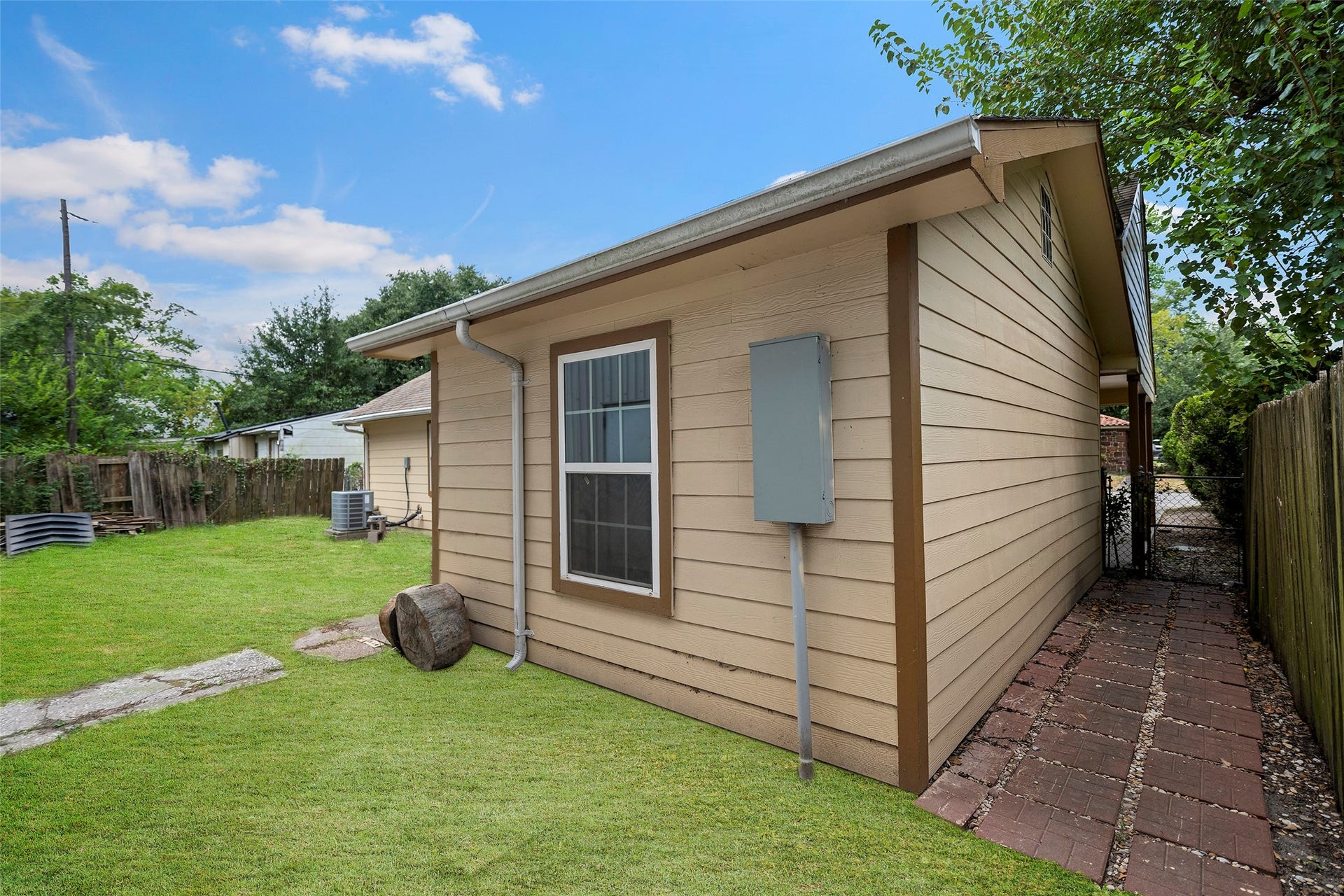 1608 Eastway Street, Galena Park, TX 77547 Back yard.