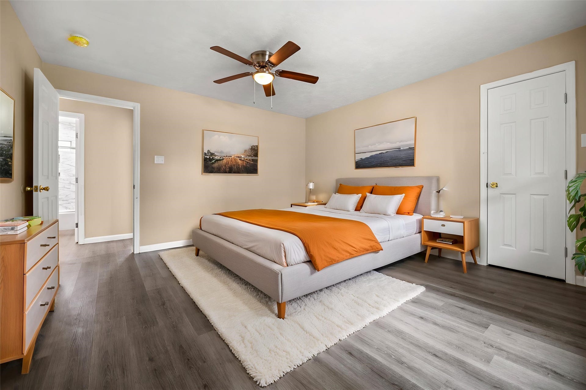 1608 Eastway Street, Galena Park, TX 77547 Second Bedroom. Virtually staged.