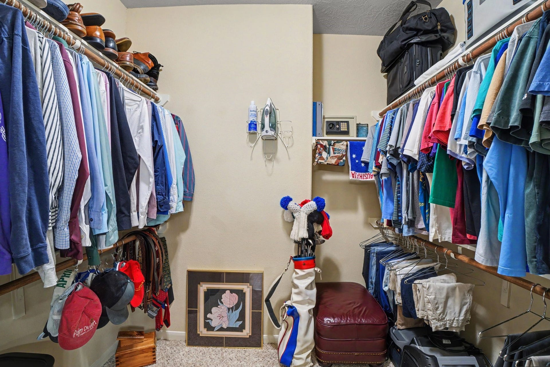 Primary closet