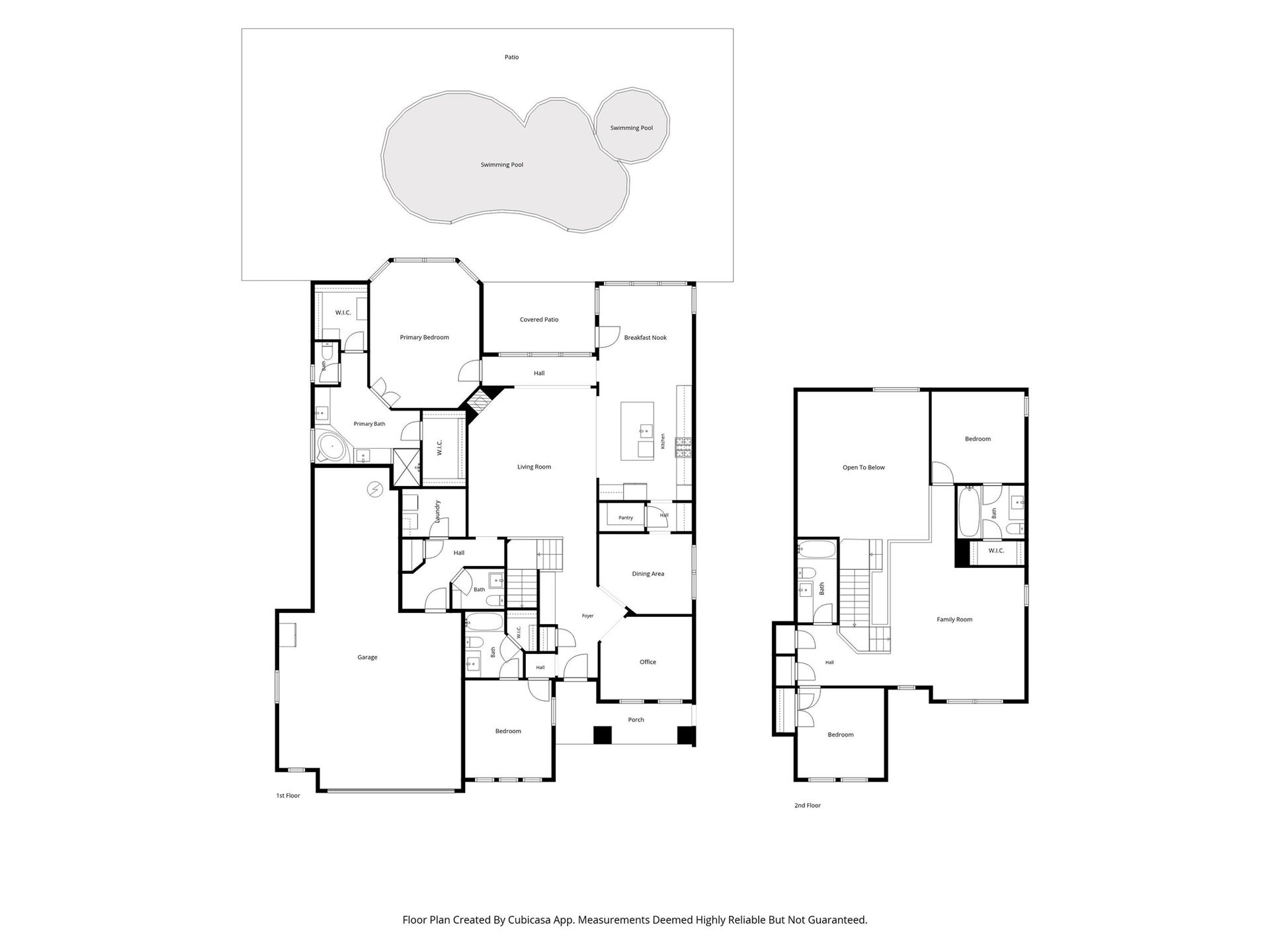 13411 Alpine Mountain Lane, Tomball, TX 77377 Detailed floor plan showings both upstairs and downstairs.
