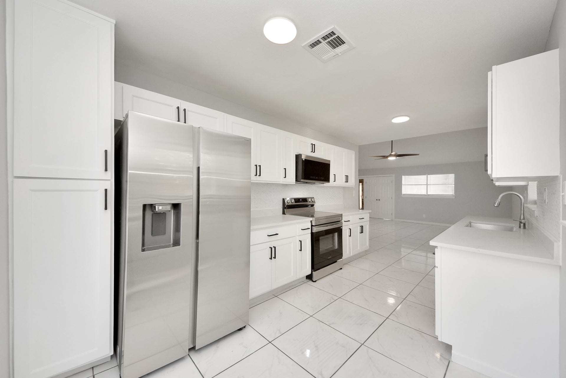 View of Kitchen from Living Room