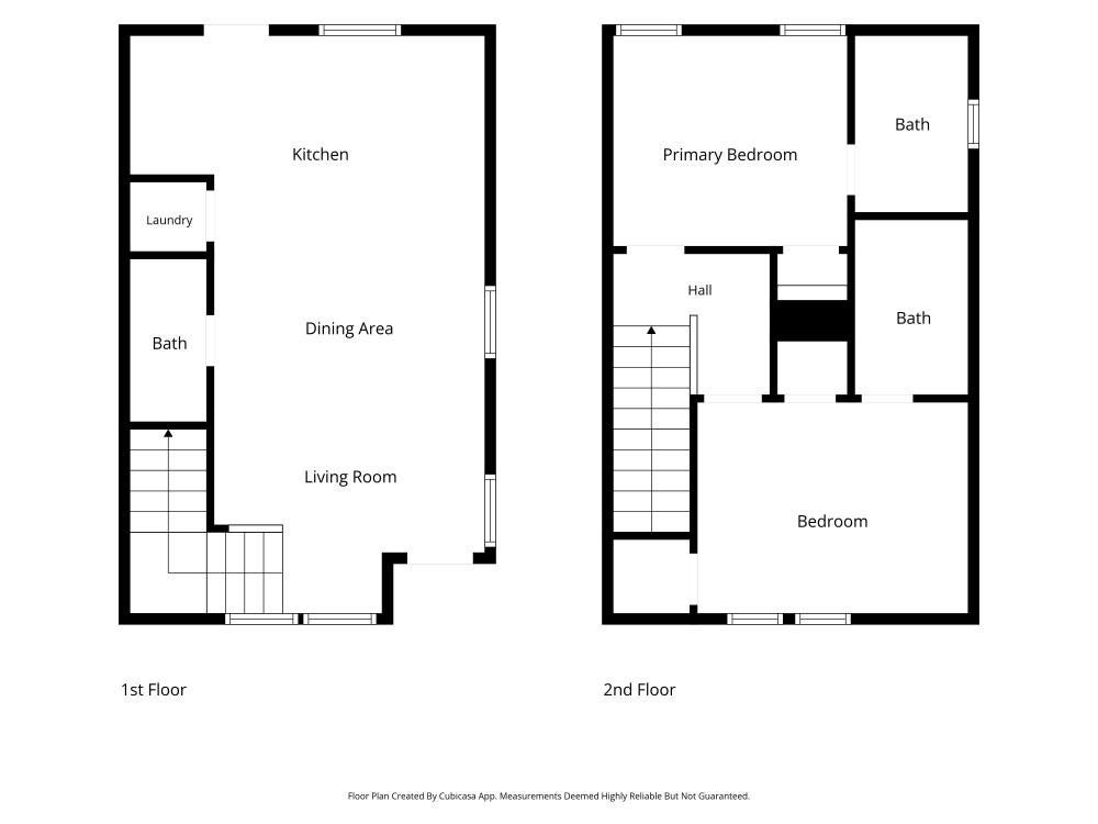 3708 Glenrose Street, #AB, Houston, TX 77051 Unit B digital floor plan