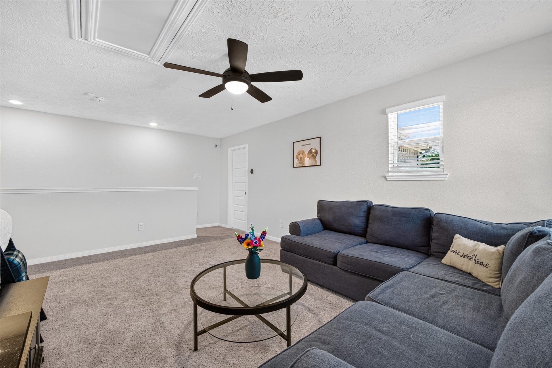 9453 Castillo Court, Magnolia, TX 77354 Create the ultimate entertainment retreat in this generously sized upstairs game room. The open layout offers flexibility for comfortable seating, recreational activities, and your favorite pastimes.