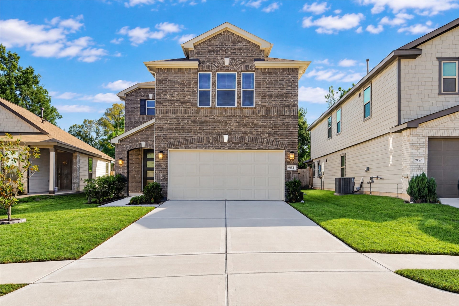 9453 Castillo Court, Magnolia, TX 77354 Welcome home to this attractive two-story residence featuring a brick exterior and attached two-car garage. The spacious driveway provides convenient parking while complementing the home's inviting curb appeal.
