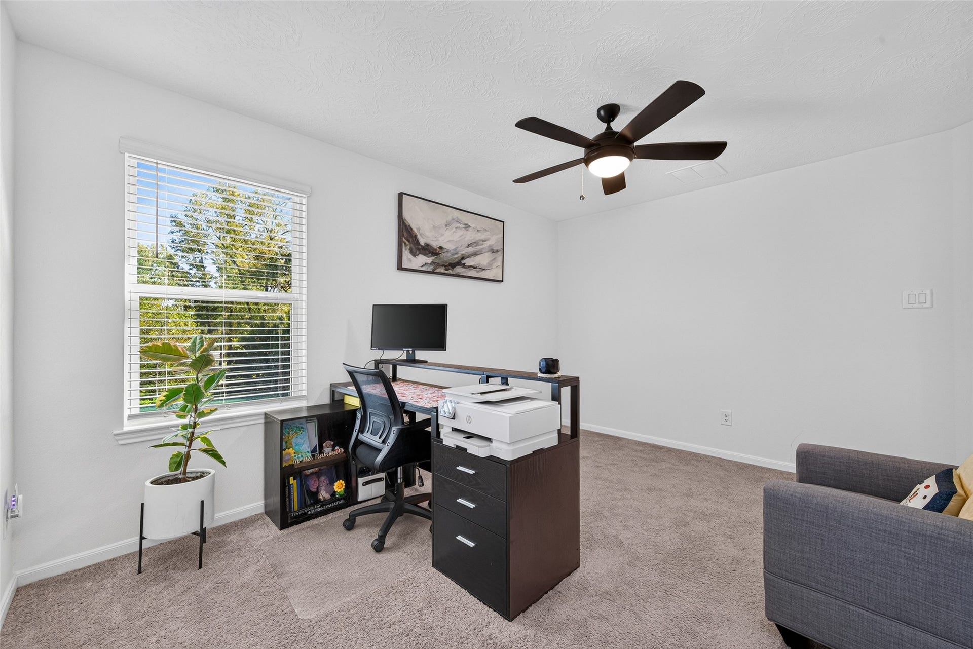 9453 Castillo Court, Magnolia, TX 77354 This generously sized secondary bedroom offers plenty of flexibility to accommodate a variety of furniture arrangements. With its functional layout and inviting atmosphere, the space can easily be personalized to complement your lifestyle and needs.