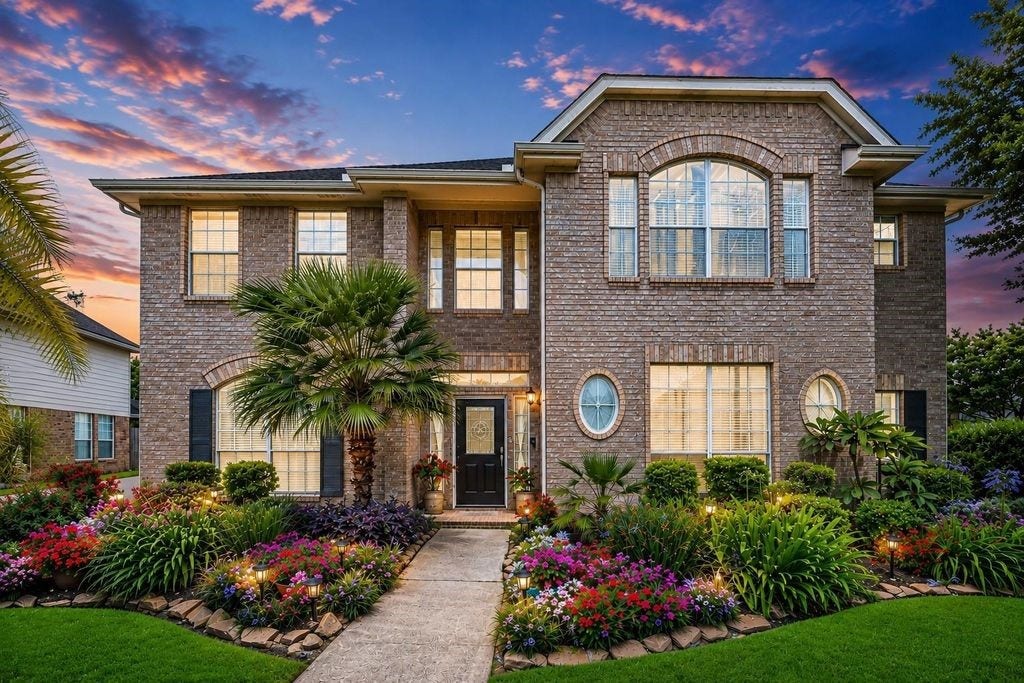 3422 Bay Breeze Drive, Seabrook, TX 77586 Home is on a corner oversized lot