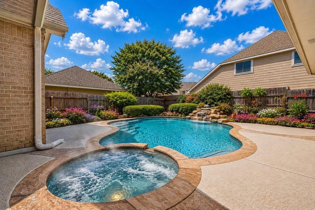 3422 Bay Breeze Drive, Seabrook, TX 77586 Heated Spa and Pool