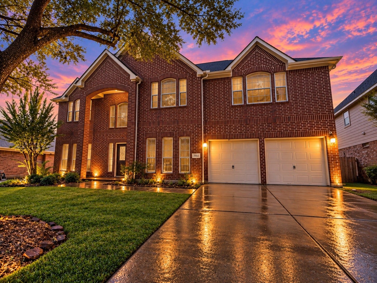 2602 Falcon Knoll Lane, Katy, TX 77494 Gorgeous curb appeal