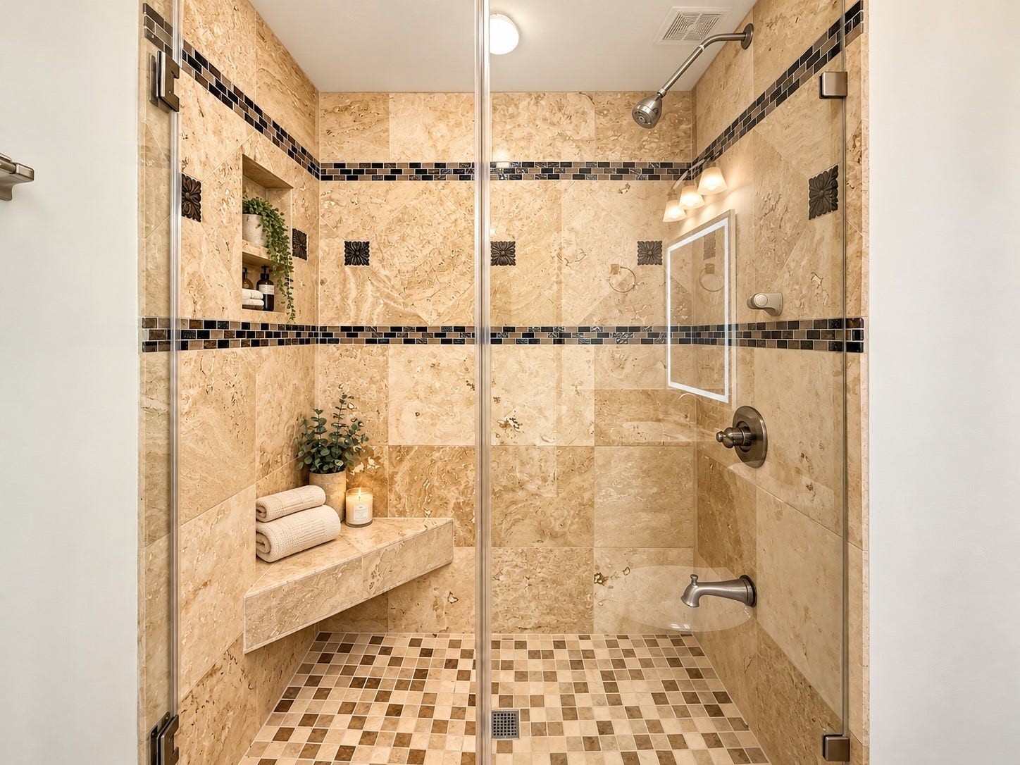 2602 Falcon Knoll Lane, Katy, TX 77494 Shower in upstairs bath
