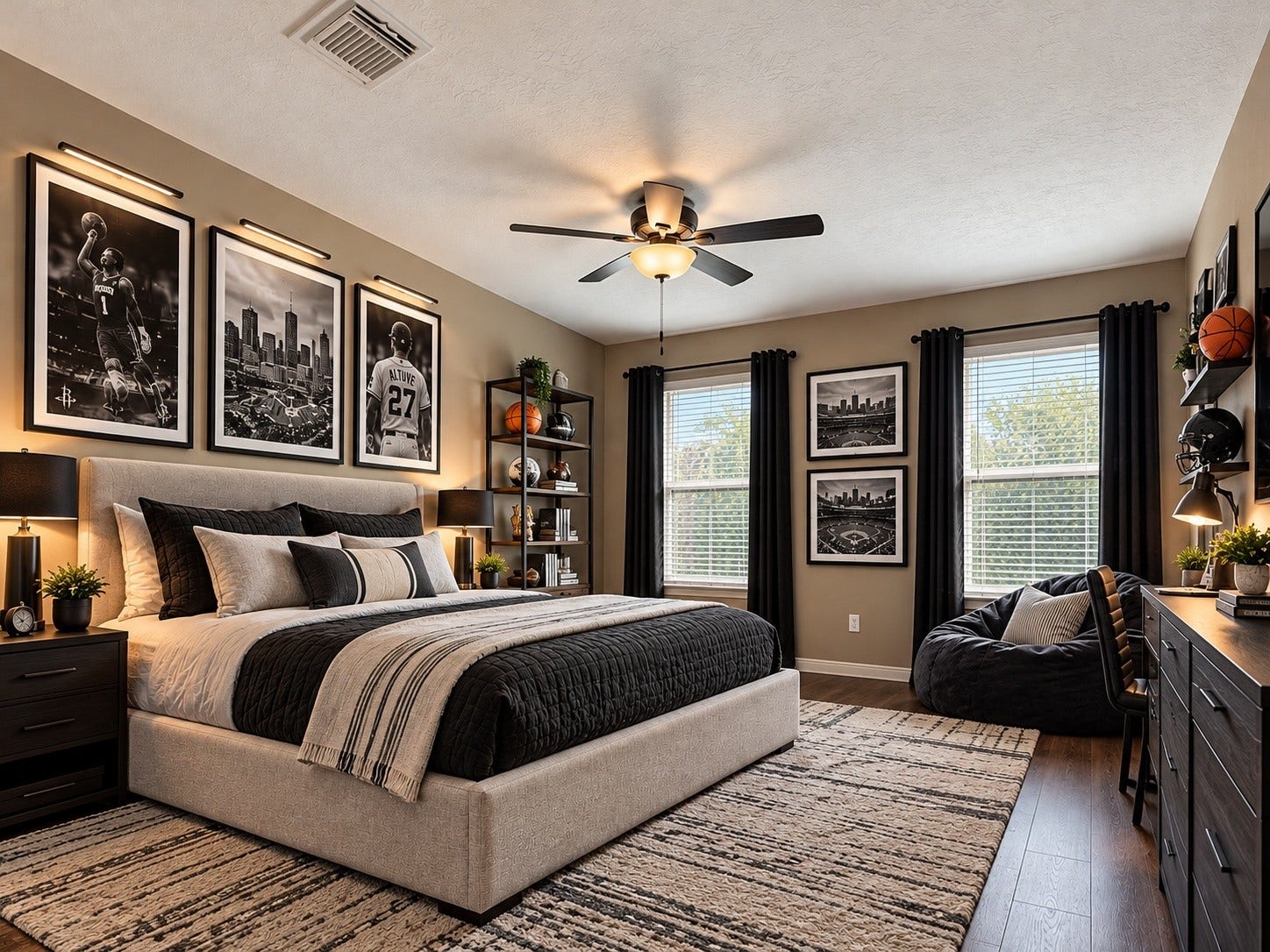 2602 Falcon Knoll Lane, Katy, TX 77494 Generously sized secondary bedrooms offering flexibility for family, guests, or additional living needs. VS