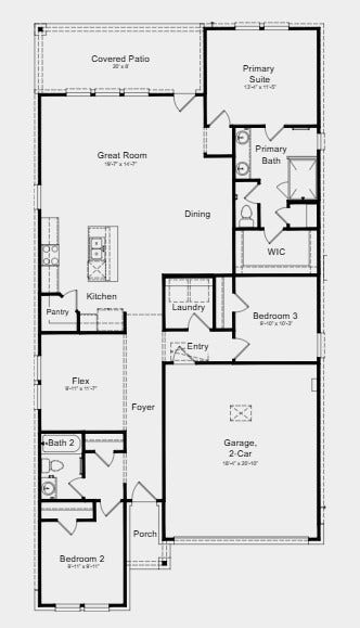 22031 Honey Scent Lane, Cypress, TX 77433 Floor Plan