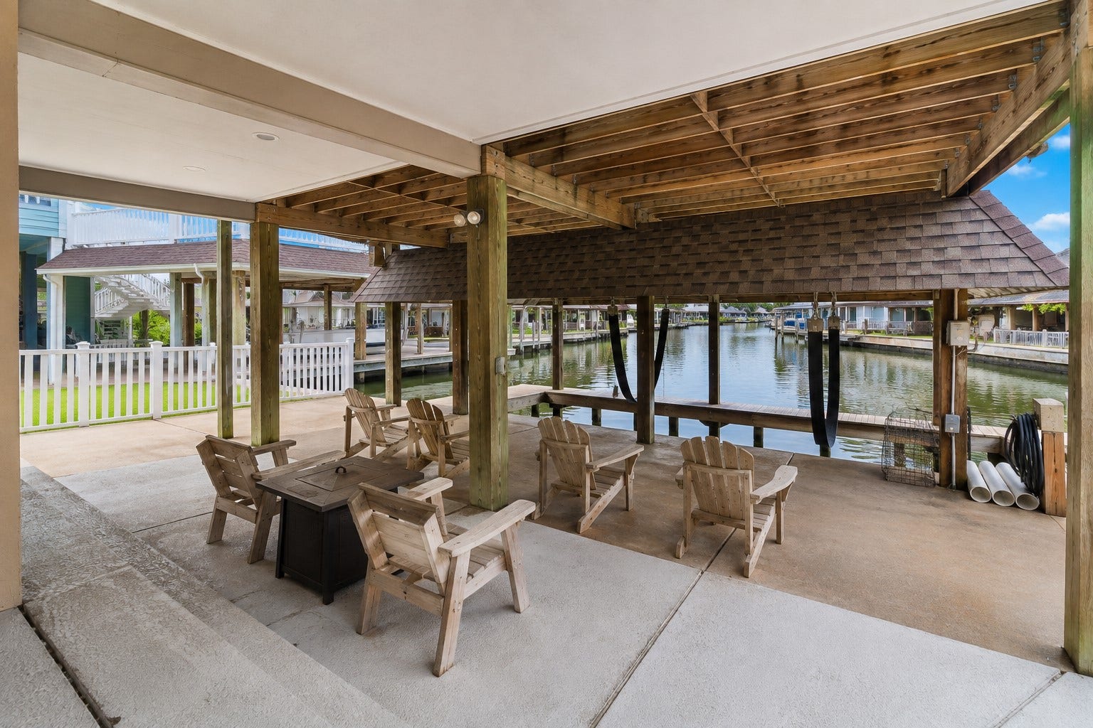 Wonderful views from the expansive outdoor space that is great for large gatherings.