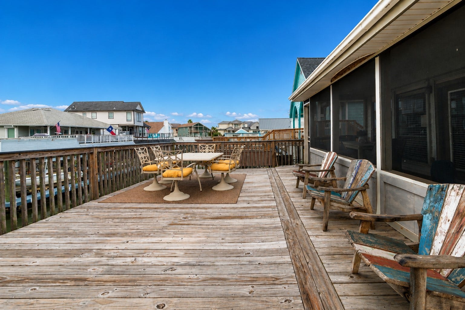 Imagine the endless opportunities for this fabulous deck with beautiful canal views.