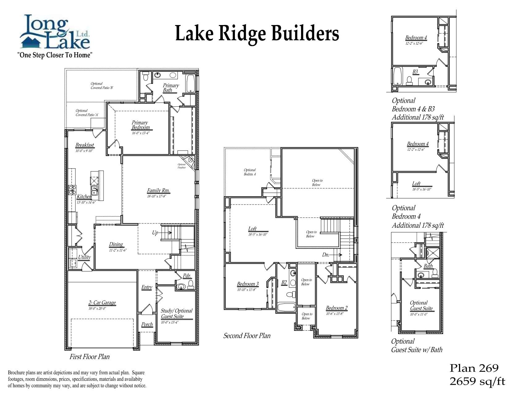 24515 Broad Park Ct, Spring, TX 77373 Plan 269 features 5 bedrooms, 4 full baths, and over 2,800 square feet of living space.