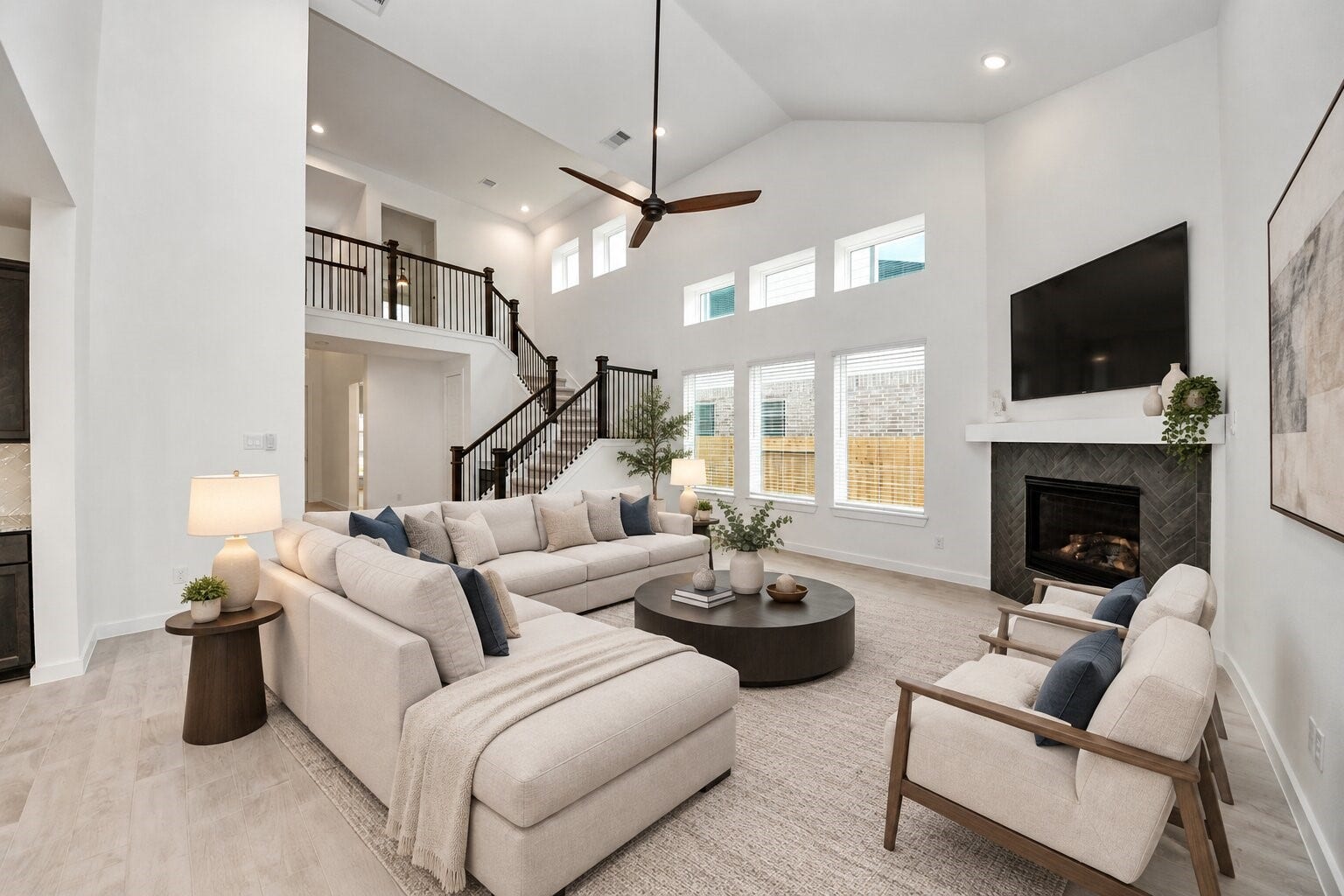 24515 Broad Park Ct, Spring, TX 77373 Virtually Staged - Living Room.