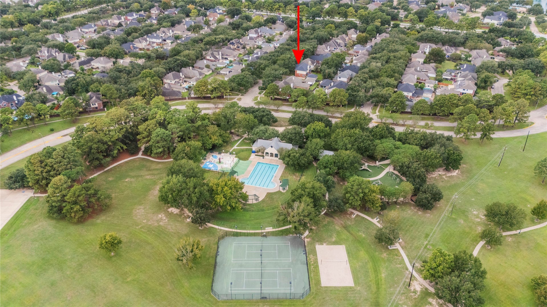 Proximity of home to the community recreational area.