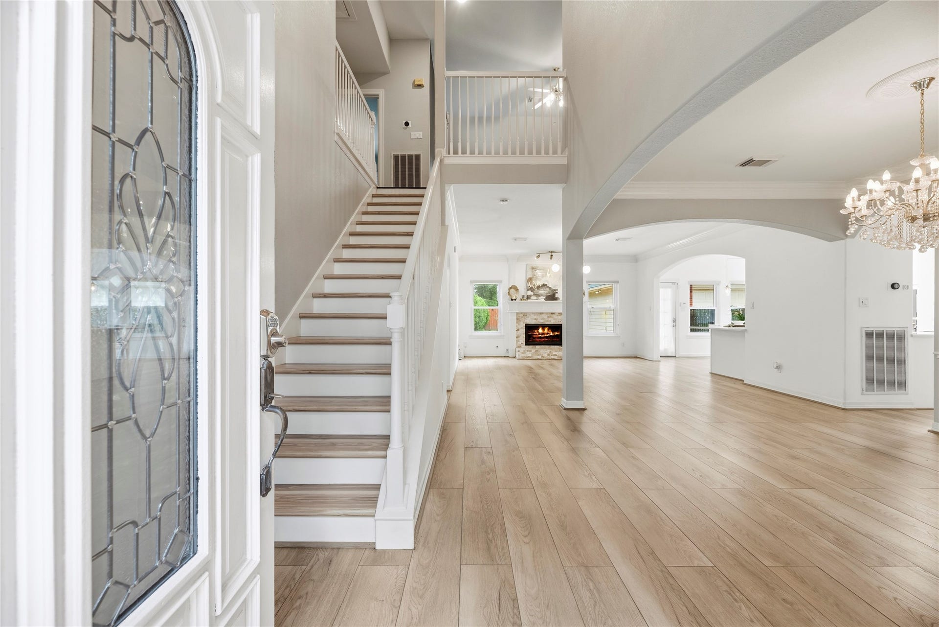 Beautiful front entry.