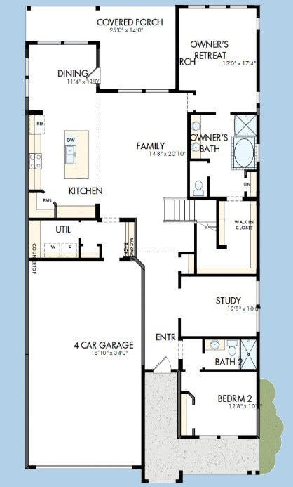 12519 Osprey Outlook Drive, Cypress, TX 77433 The success of a floor plan is the way you can move through itYoull be amazed at how well this home livesWe call it traffic patterns.