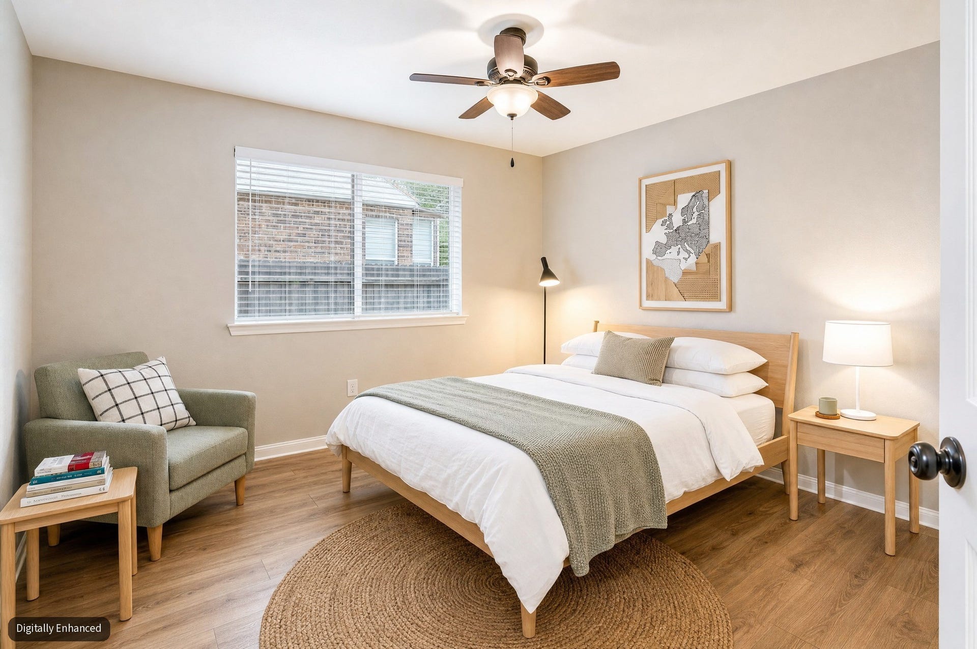 14618 Kings Head Drive, Houston, TX 77044 Virtually Staged - Corner Bedroom