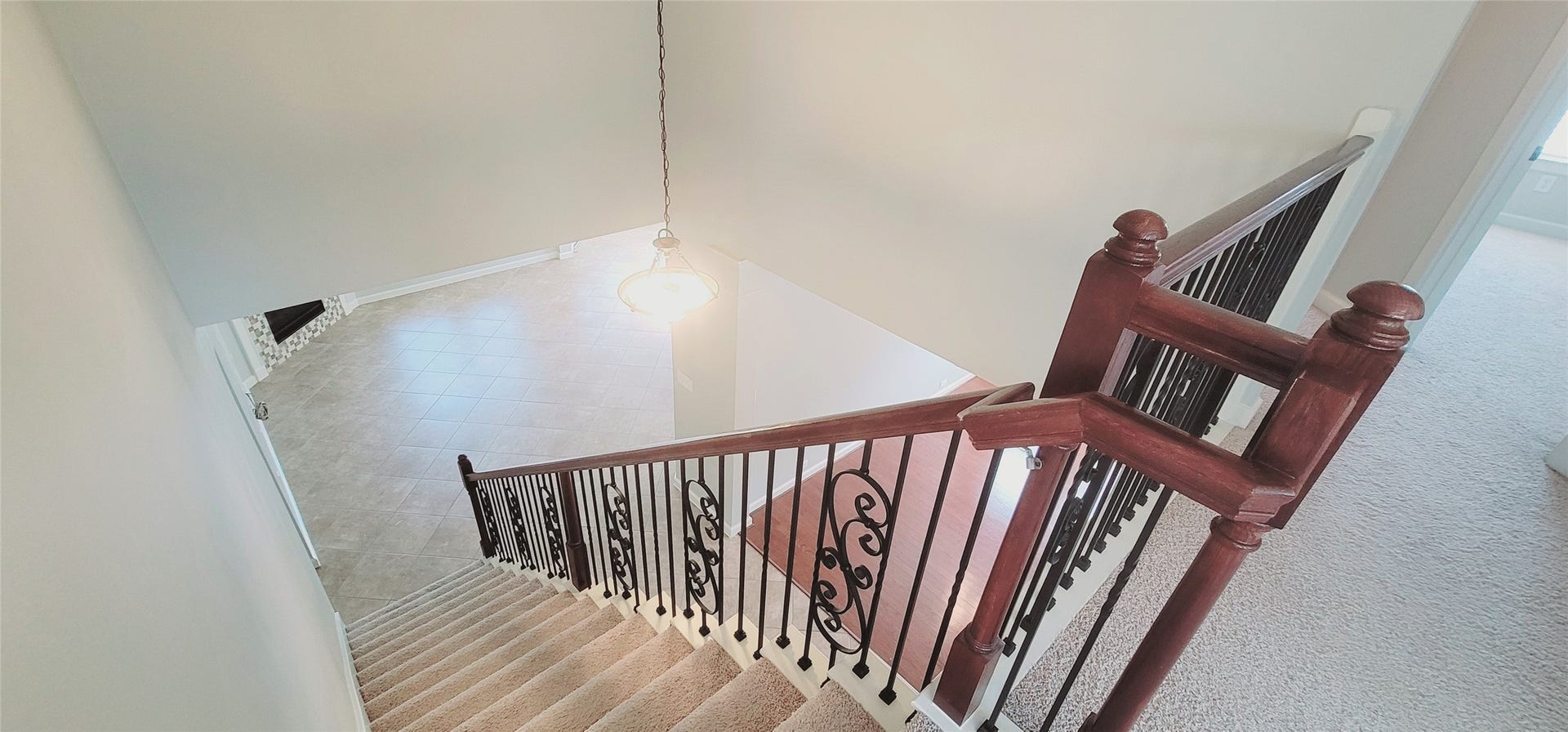 12638 Ember Village Lane, Tomball, TX 77377 Looking down from the landing