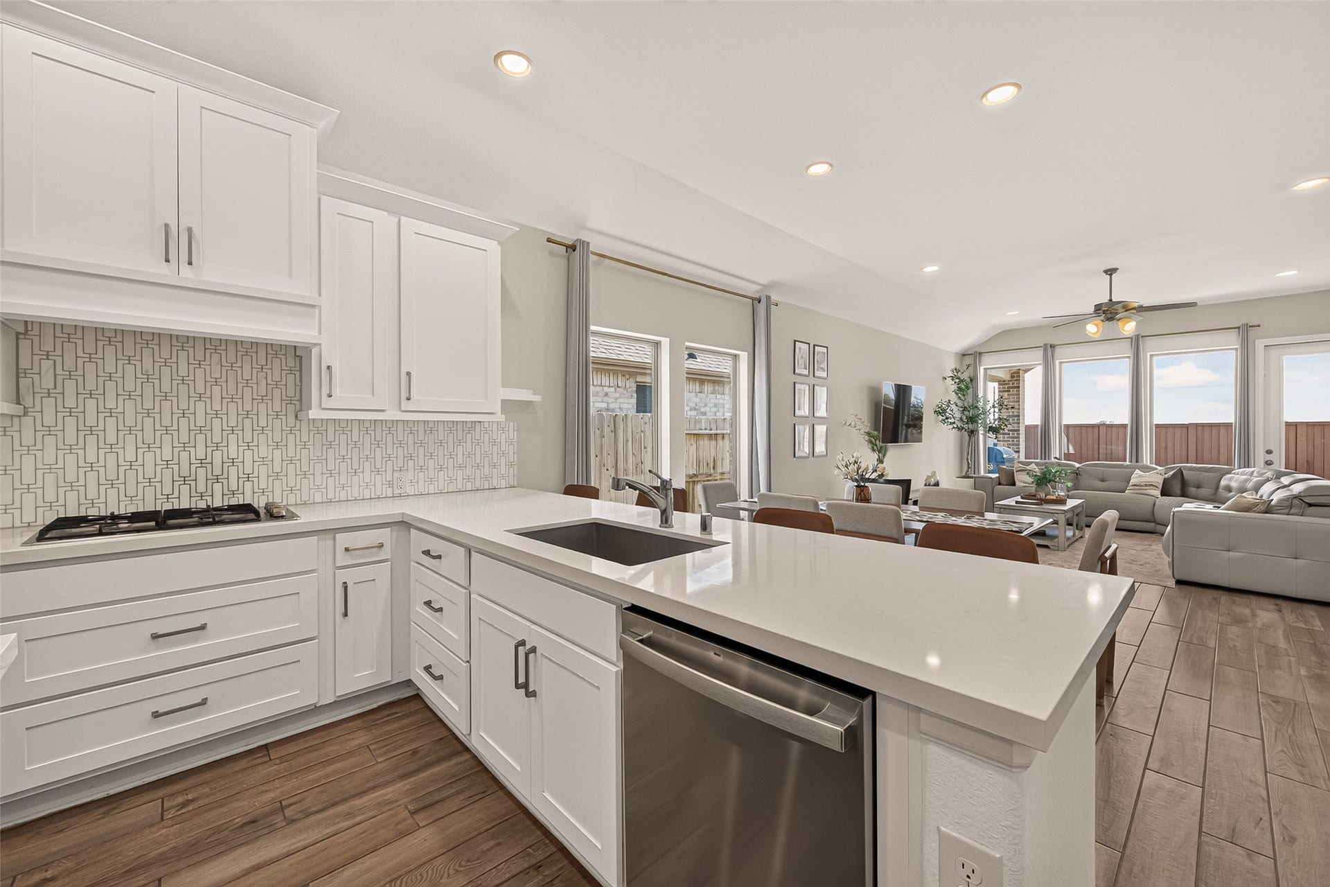 24111 Avocet Creek Road, Katy, TX 77493 The layout and counter space are thoughtfully designed to maximize functionality.