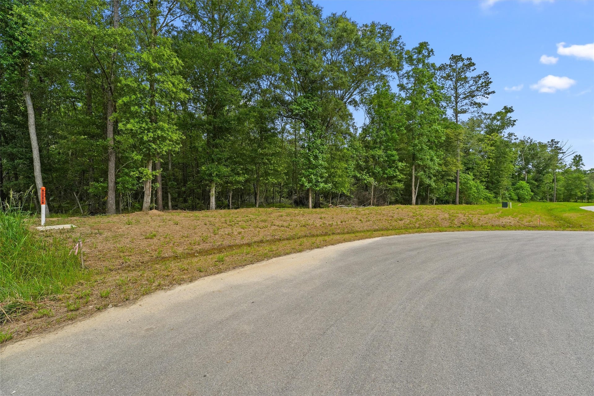 1230 Road 6324, Dayton, TX 77535 Mature trees provide a beautiful starting point for creating a home surrounded by nature.